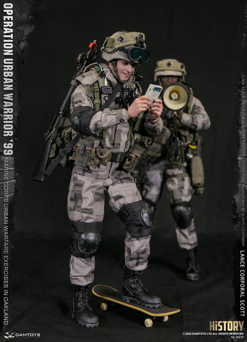 1/6 Operation Urban Warrior - 99 - Marine Corps urban warfare exercises in Oakland Lance corporal Scott