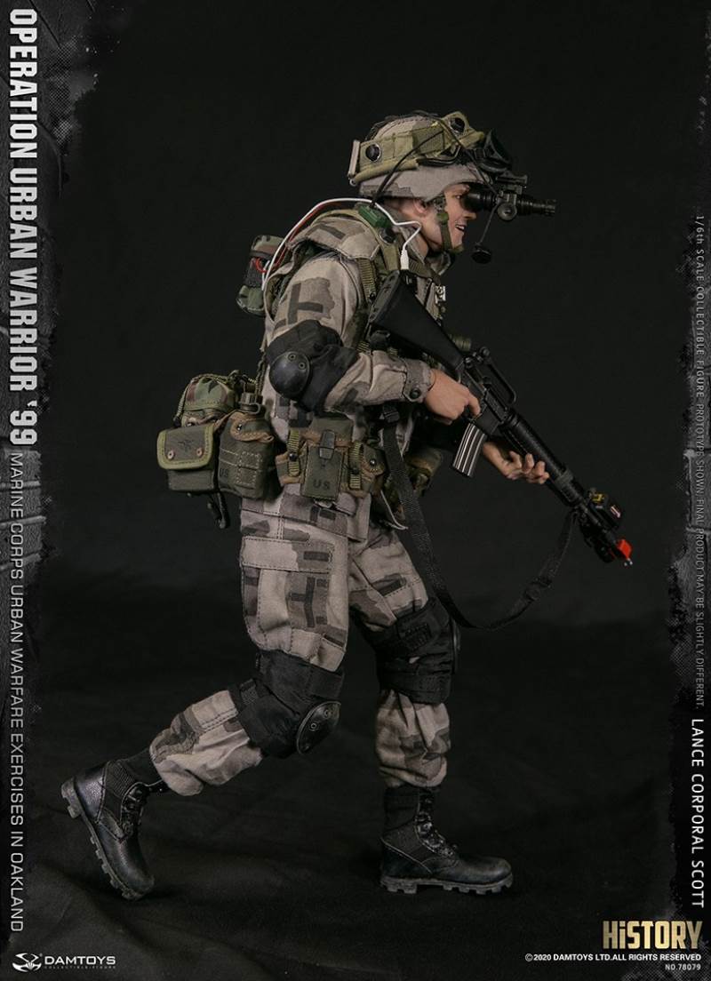 1/6 Operation Urban Warrior - 99 - Marine Corps urban warfare exercises in Oakland Lance corporal Scott