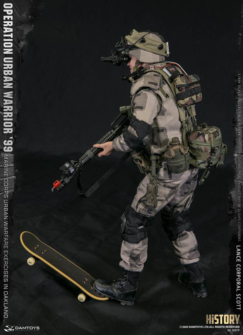 1/6 Operation Urban Warrior - 99 - Marine Corps urban warfare exercises in Oakland Lance corporal Scott