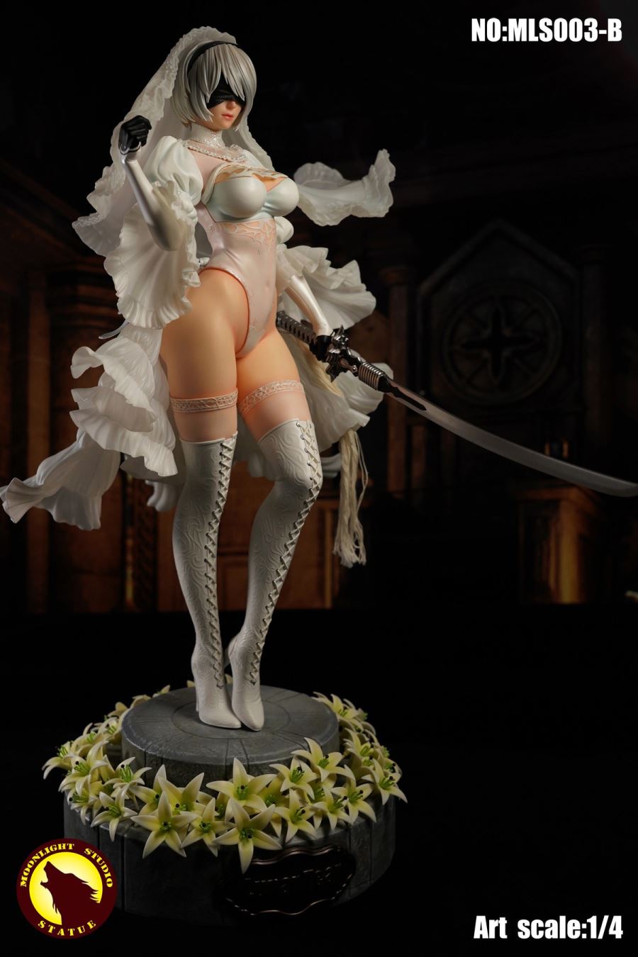 1/4 Sexy Cyborg Wedding Statue