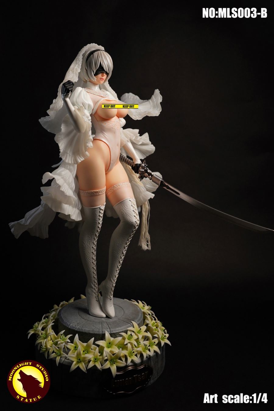 1/4 Sexy Cyborg Wedding Statue