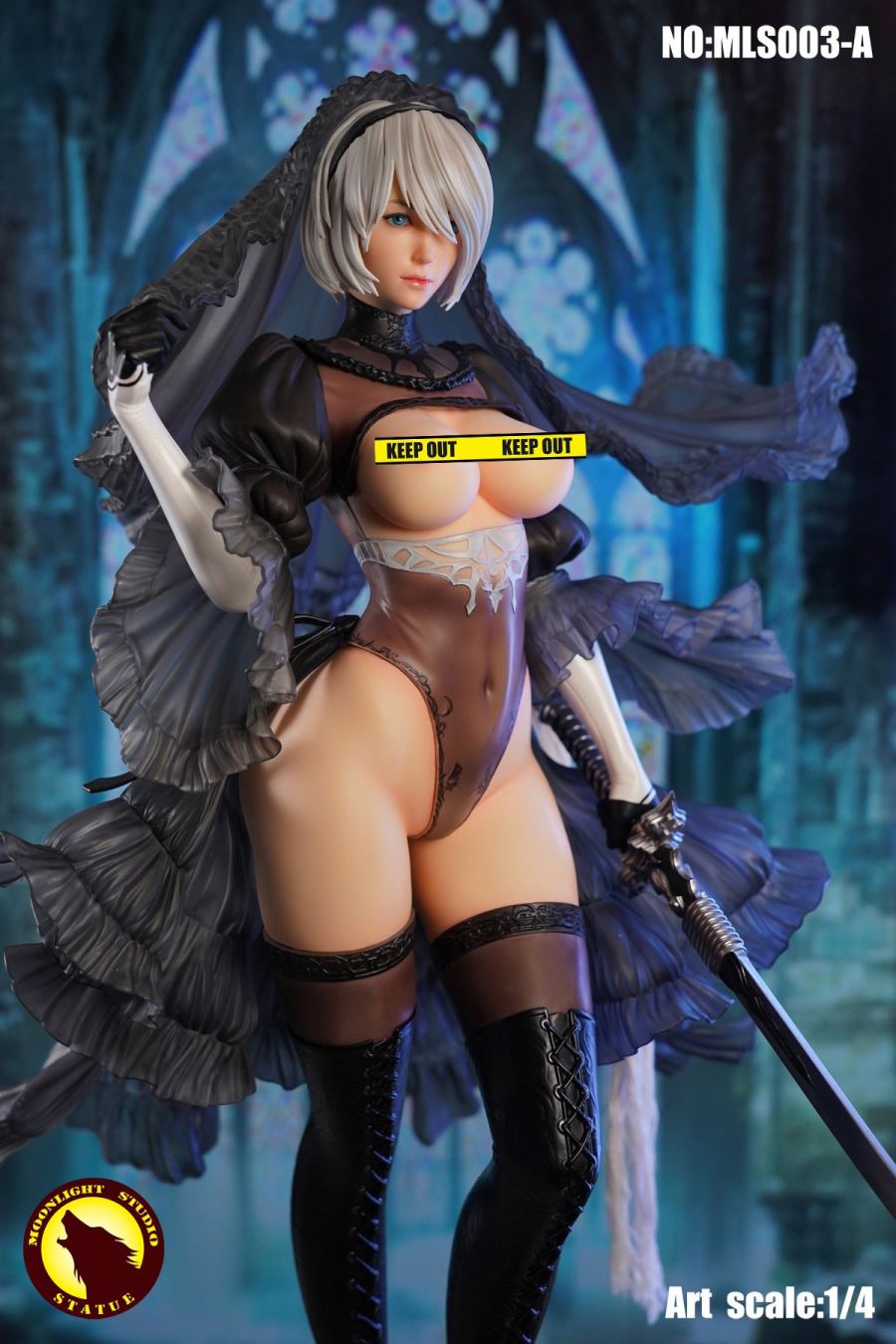 1/4 Sexy Cyborg Wedding Statue