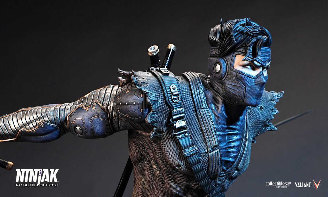 1/4 Valiant Comic - Blood Guard - Ninjak Ninja K Colin Gold Statue