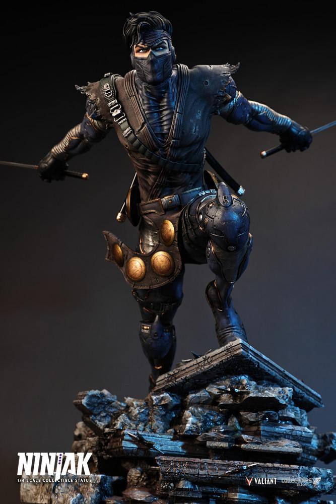 1/4 Valiant Comic - Blood Guard - Ninjak Ninja K Colin Gold Statue