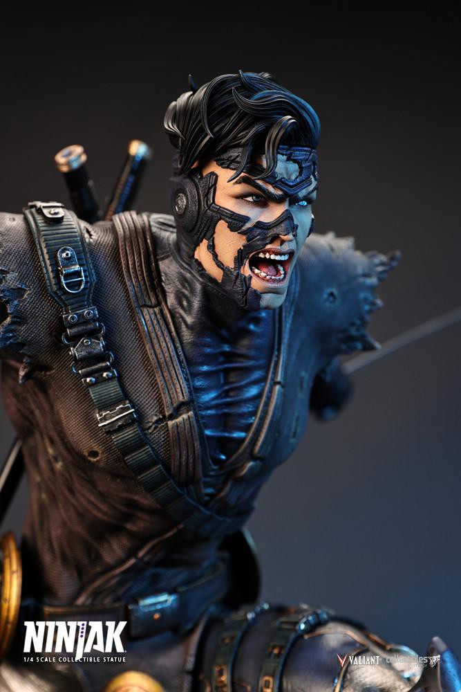 1/4 Valiant Comic - Blood Guard - Ninjak Ninja K Colin Gold Statue