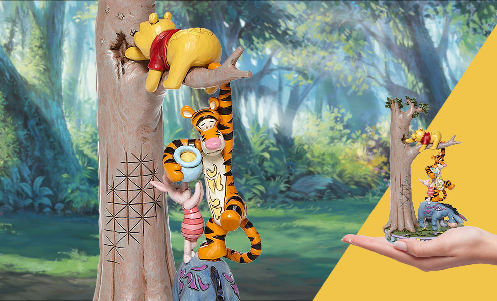 Tree with Pooh and Friends