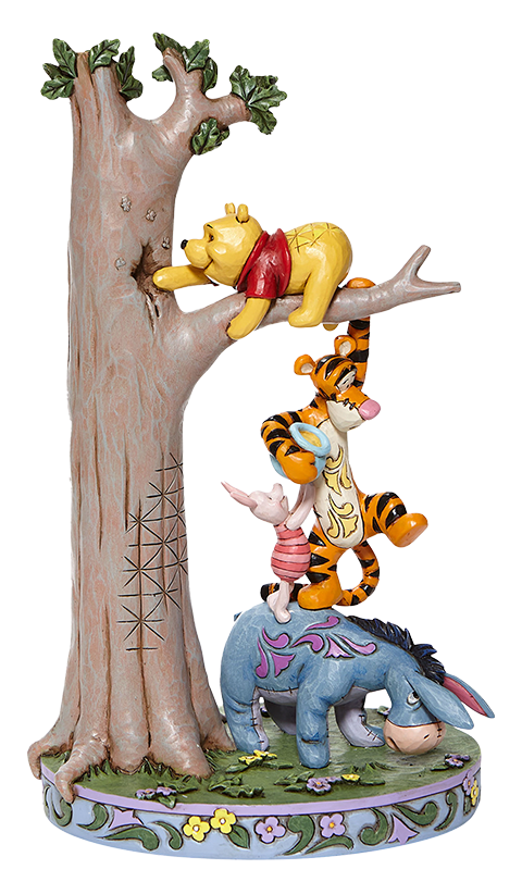 Tree with Pooh and Friends