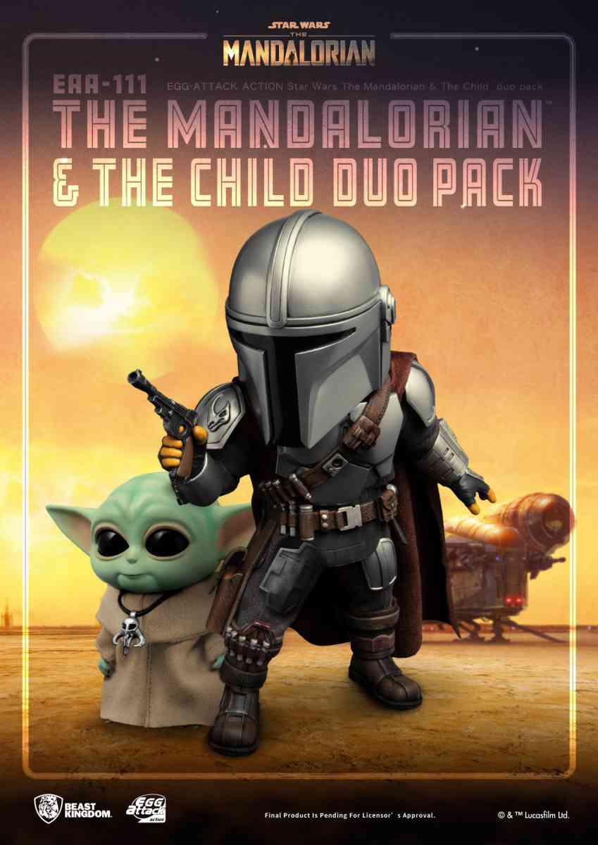 THE MANDALORIAN EAA-111 MANDALORIAN & THE CHILD DUO ACTIONFIGUREN SET