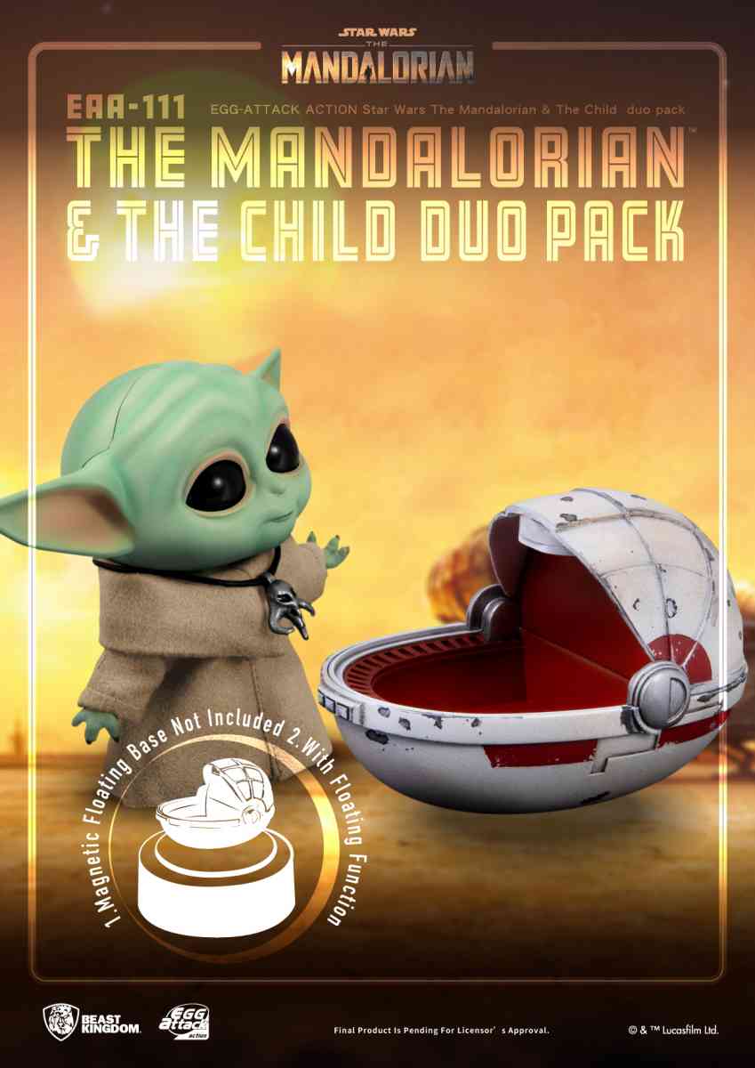 THE MANDALORIAN EAA-111 MANDALORIAN & THE CHILD DUO ACTIONFIGUREN SET