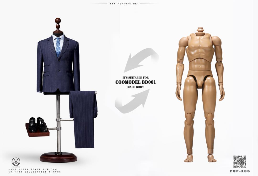 1/6X Series POP-X34 Couture Version Rich gentleman Ben Overcoat suit