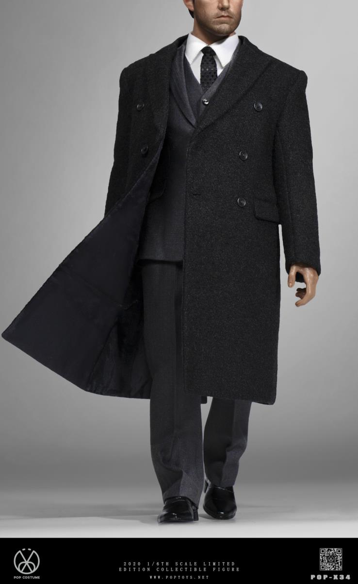 1/6X Series POP-X34 Couture Version Rich gentleman Ben Overcoat suit