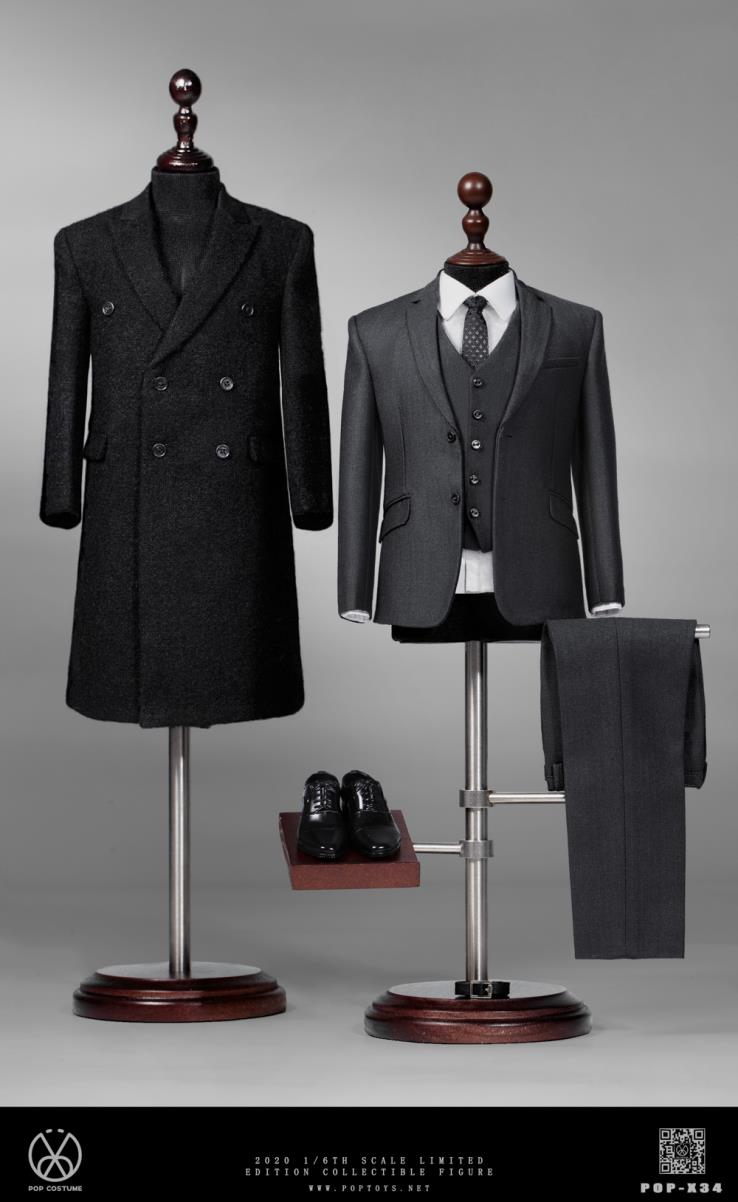 1/6X Series POP-X34 Couture Version Rich gentleman Ben Overcoat suit