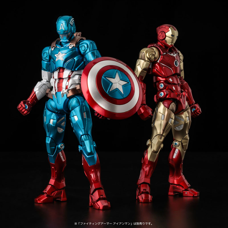 Fighting Armor Captain America Action Figure