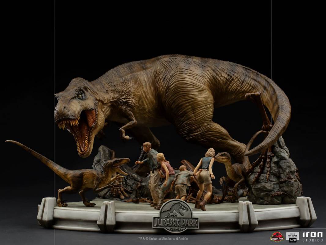 Demi Art Scale 1/20 Jurassic Park - final battle scene