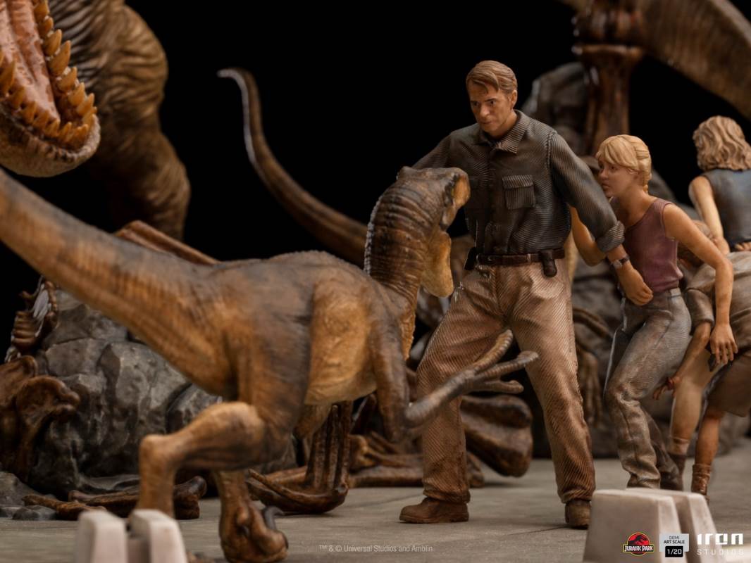 Demi Art Scale 1/20 Jurassic Park - final battle scene