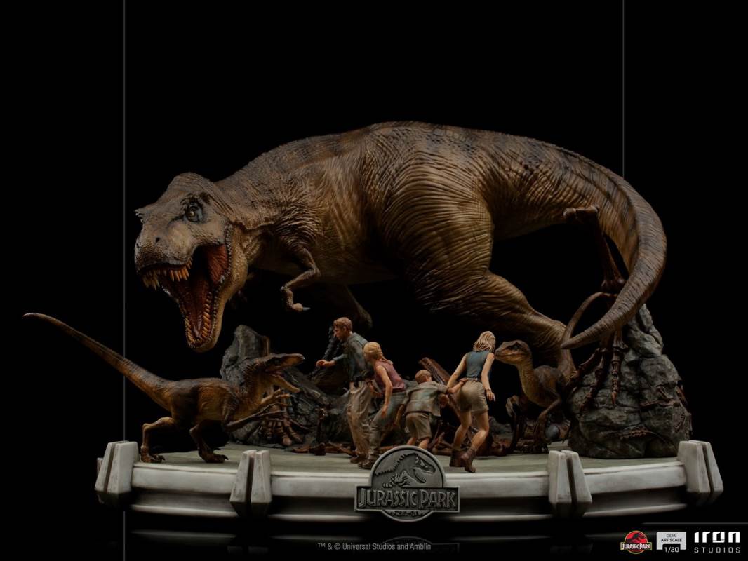 Demi Art Scale 1/20 Jurassic Park - final battle scene