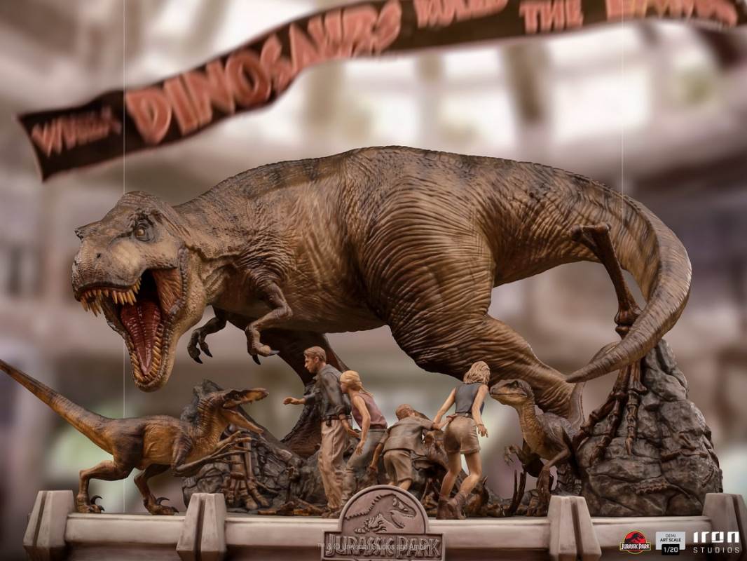 Demi Art Scale 1/20 Jurassic Park - final battle scene