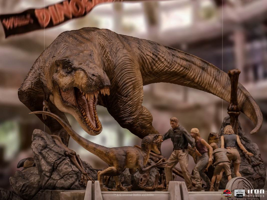 Demi Art Scale 1/20 Jurassic Park - final battle scene