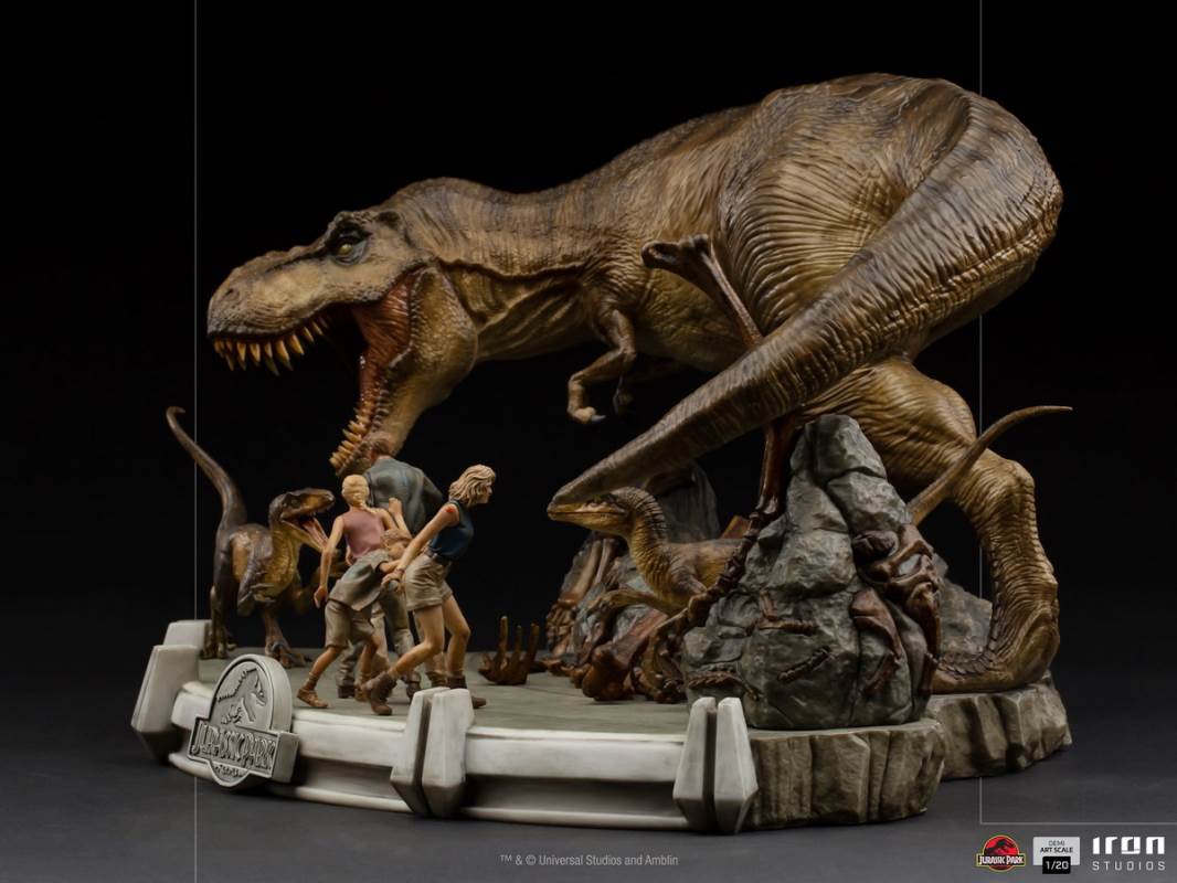 Demi Art Scale 1/20 Jurassic Park - final battle scene
