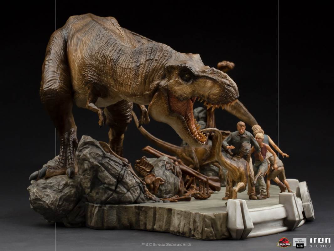 Demi Art Scale 1/20 Jurassic Park - final battle scene