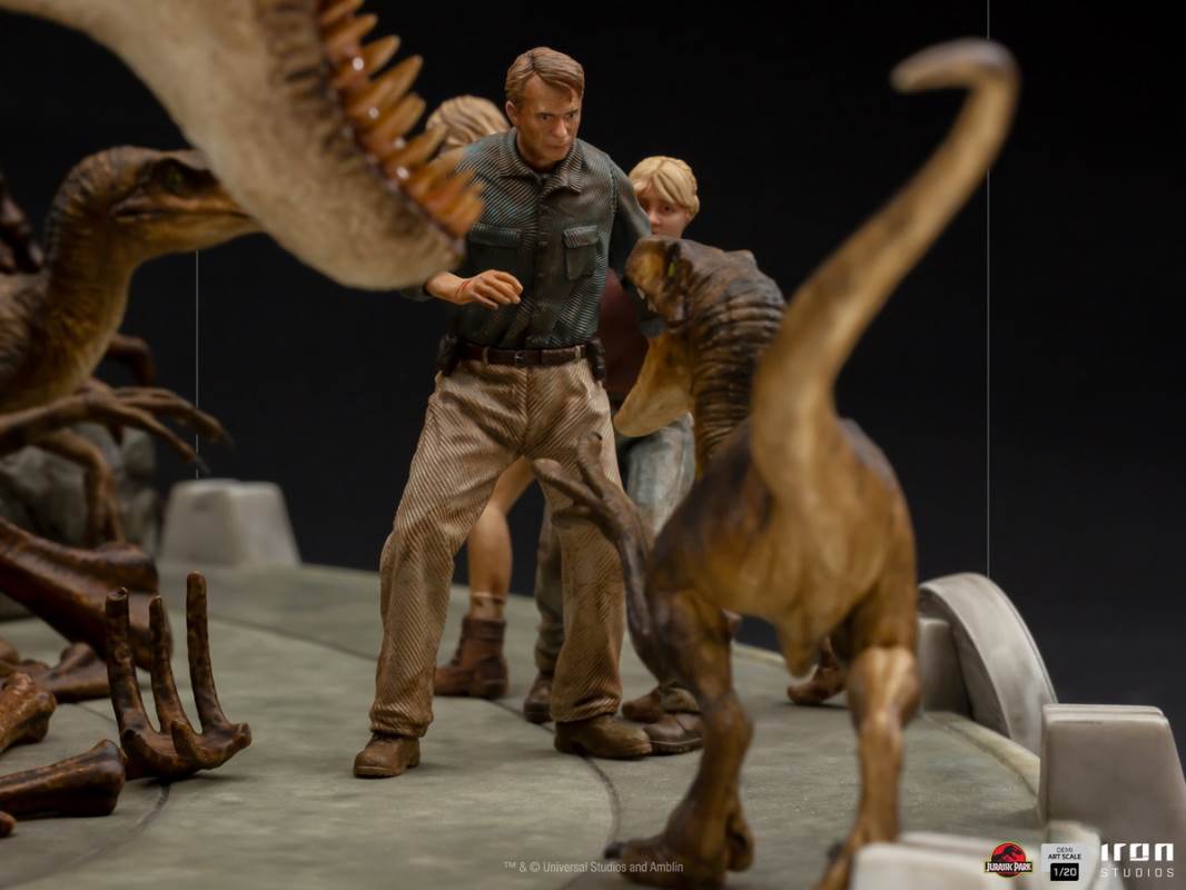 Demi Art Scale 1/20 Jurassic Park - final battle scene