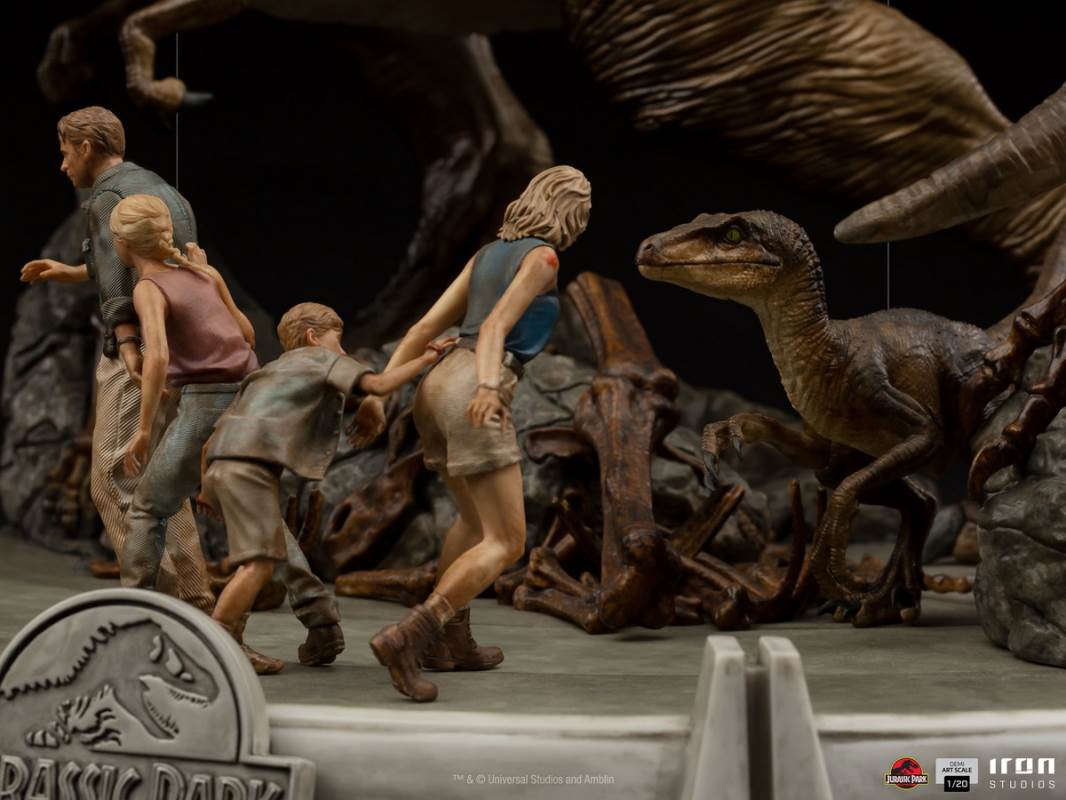 Demi Art Scale 1/20 Jurassic Park - final battle scene