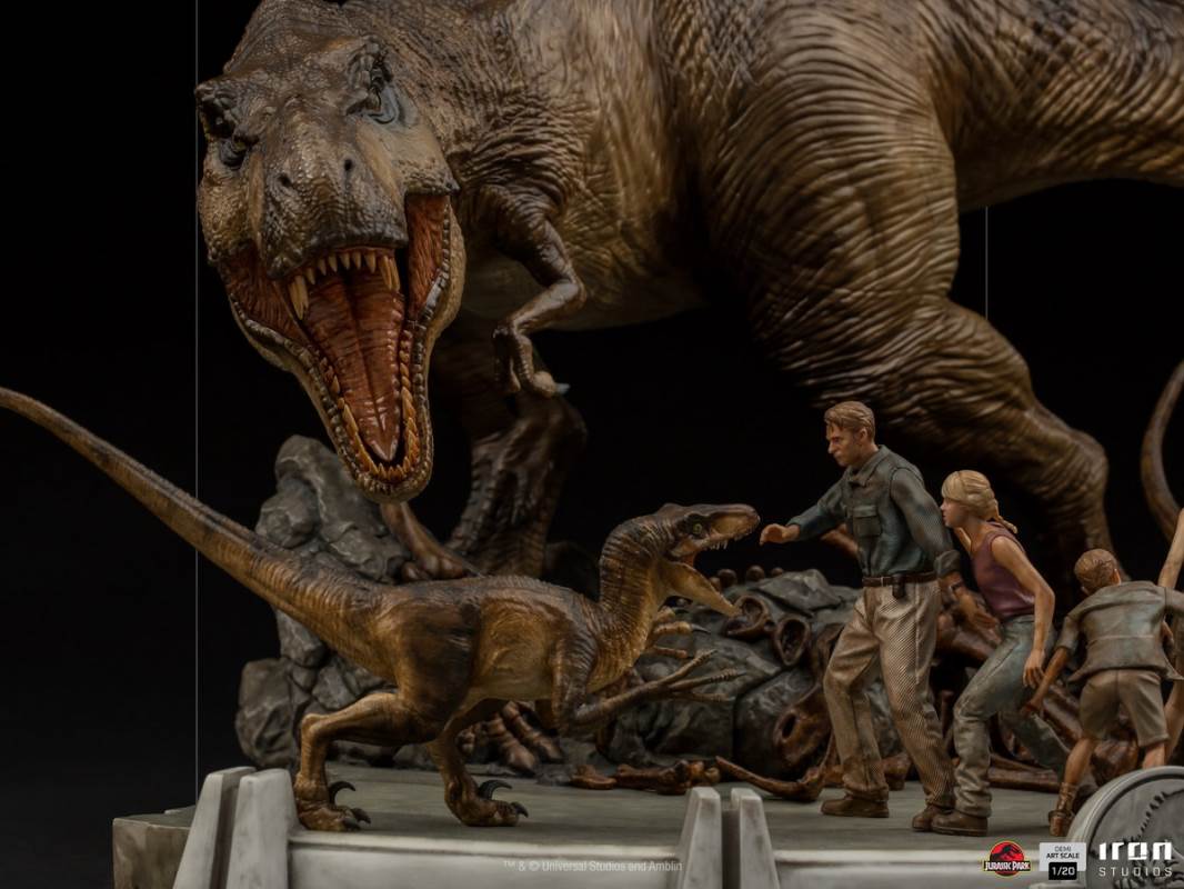 Demi Art Scale 1/20 Jurassic Park - final battle scene