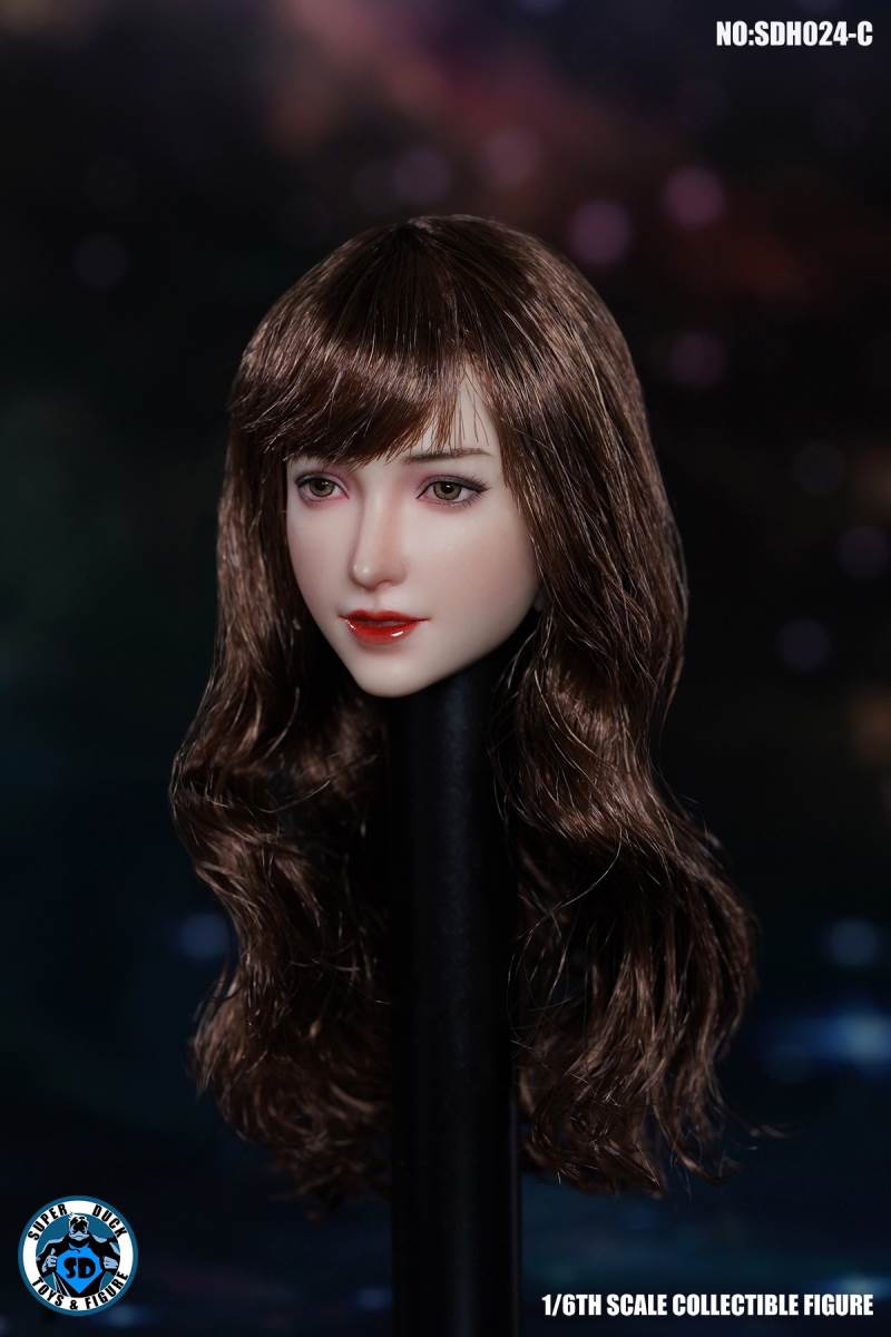 1/6 SDH024 Female Head Sculpture-ABCD four models
