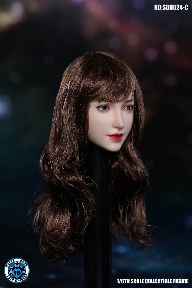 1/6 SDH024 Female Head Sculpture-ABCD four models
