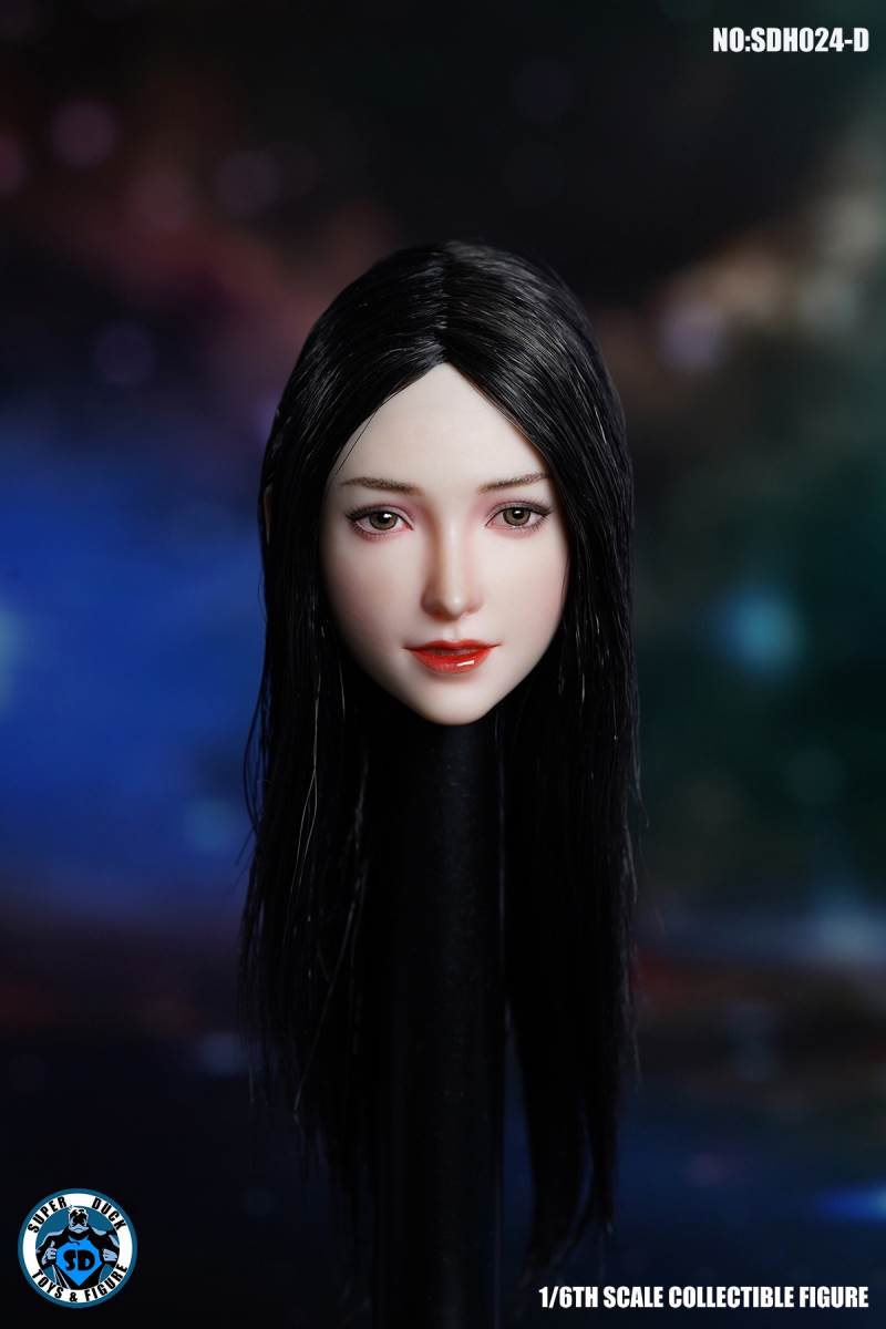 1/6 SDH024 Female Head Sculpture-ABCD four models