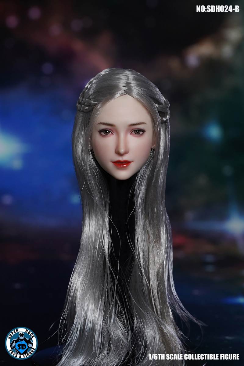 1/6 SDH024 Female Head Sculpture-ABCD four models