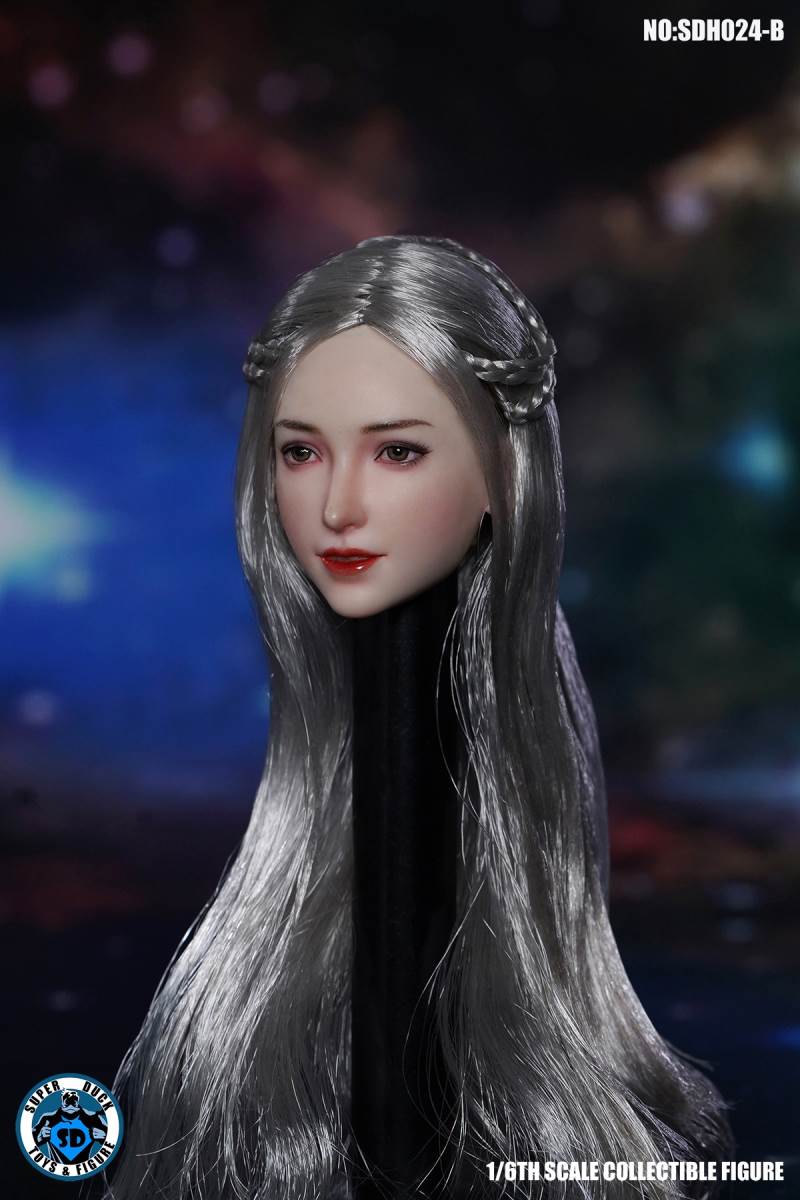1/6 SDH024 Female Head Sculpture-ABCD four models