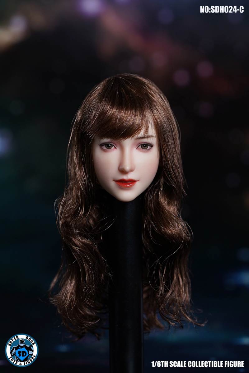 1/6 SDH024 Female Head Sculpture-ABCD four models
