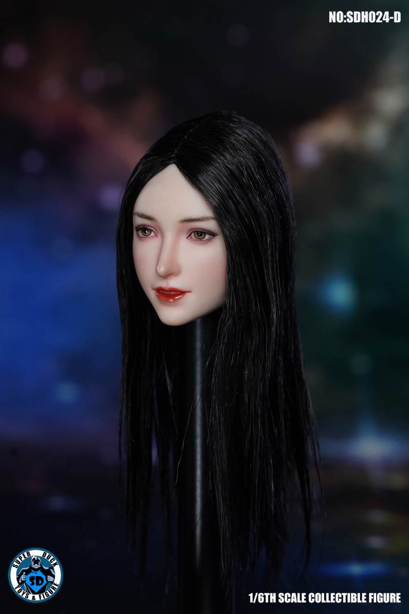 1/6 SDH024 Female Head Sculpture-ABCD four models