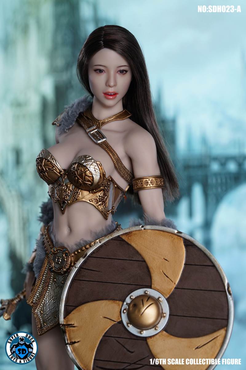 1/6 SDH024 Female Head Sculpture-ABCD four models