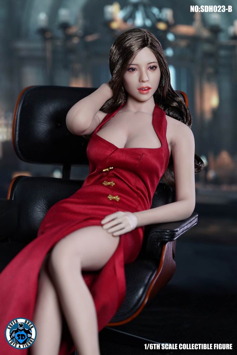 1/6 SDH024 Female Head Sculpture-ABCD four models