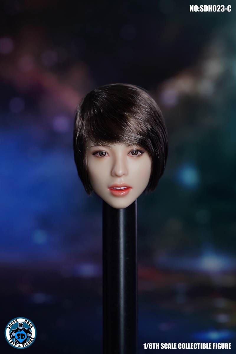 1/6 SDH024 Female Head Sculpture-ABCD four models