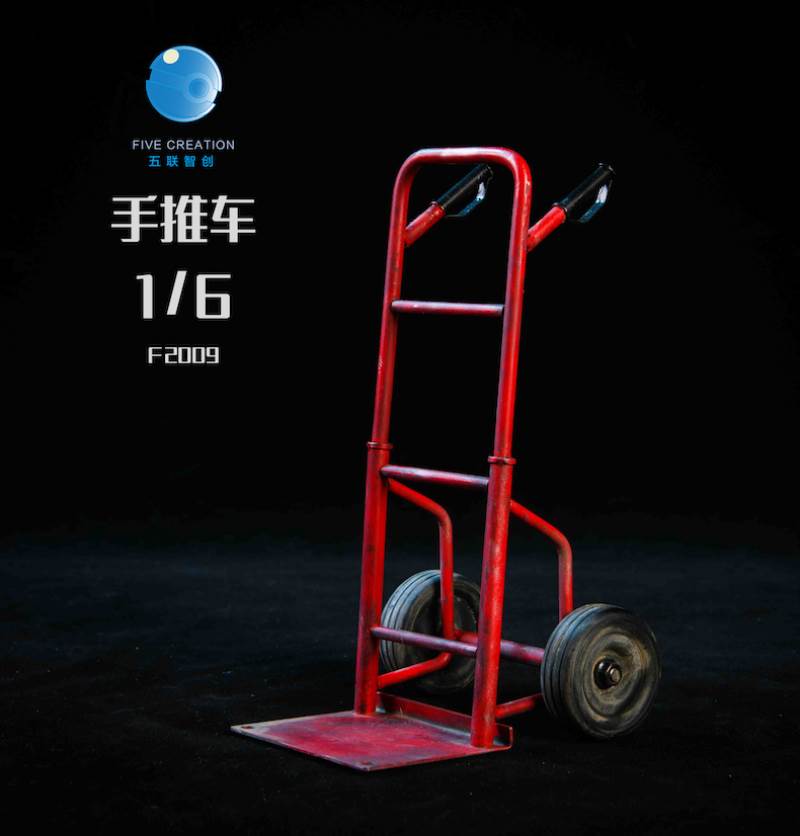 1/6 metal trolley oxygen cylinder gas tank soldier doll scene accessory model