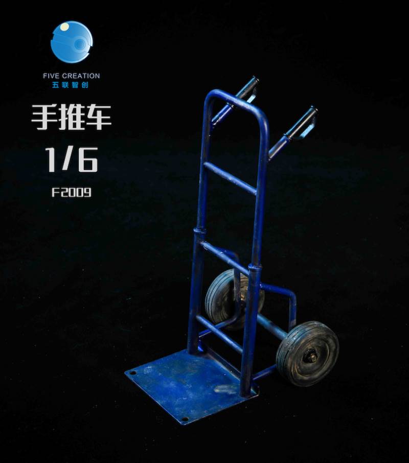 1/6 metal trolley oxygen cylinder gas tank soldier doll scene accessory model