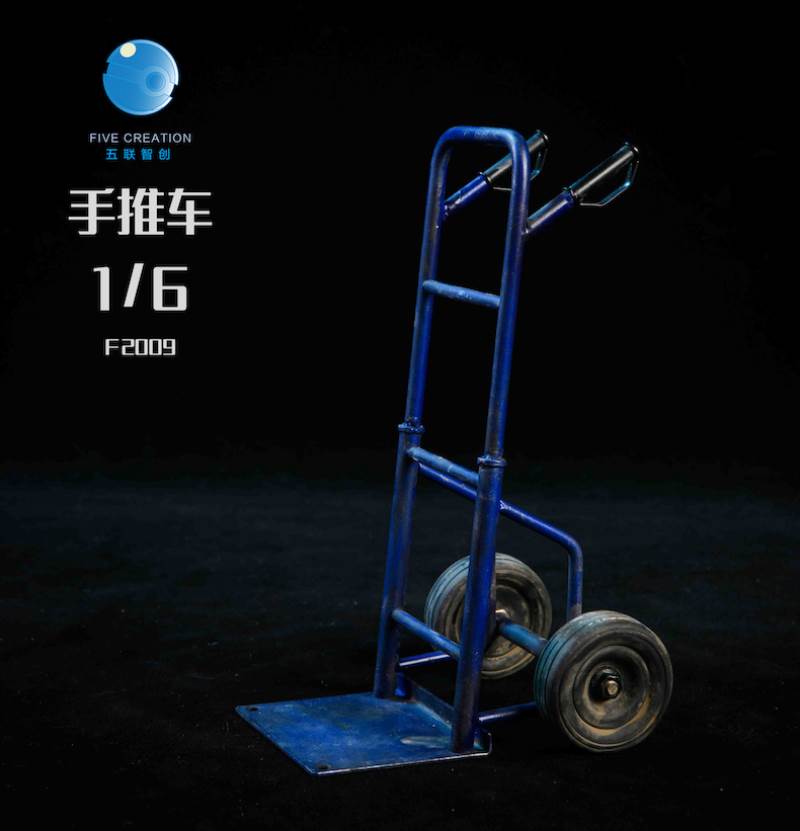 1/6 metal trolley oxygen cylinder gas tank soldier doll scene accessory model