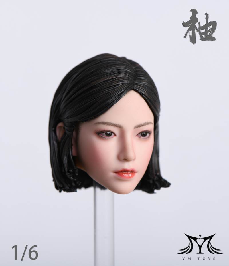 1/6 Leopard Cheongsam Female Head Carved Pomelo