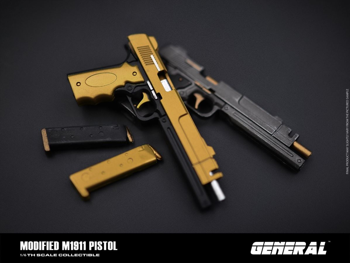 1/6 Modified M1911 pistol/56 semi-auto rifle/double-barrel shotgun model