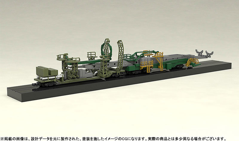 1/150 Soyuz Rocket & Transport Train