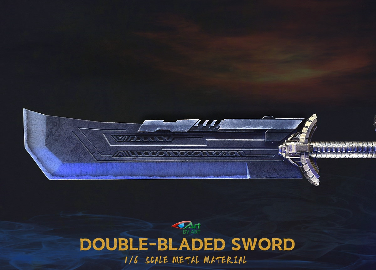 1/6 Double-bladed sword