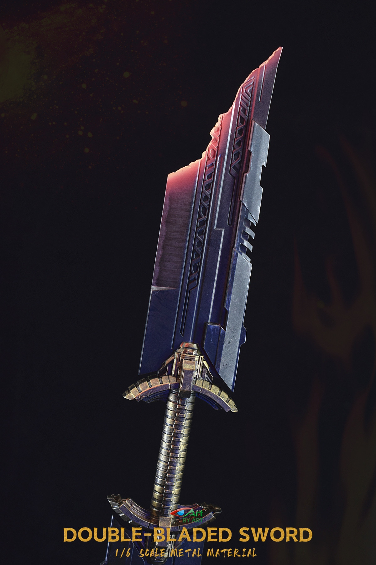 1/6 Double-bladed sword