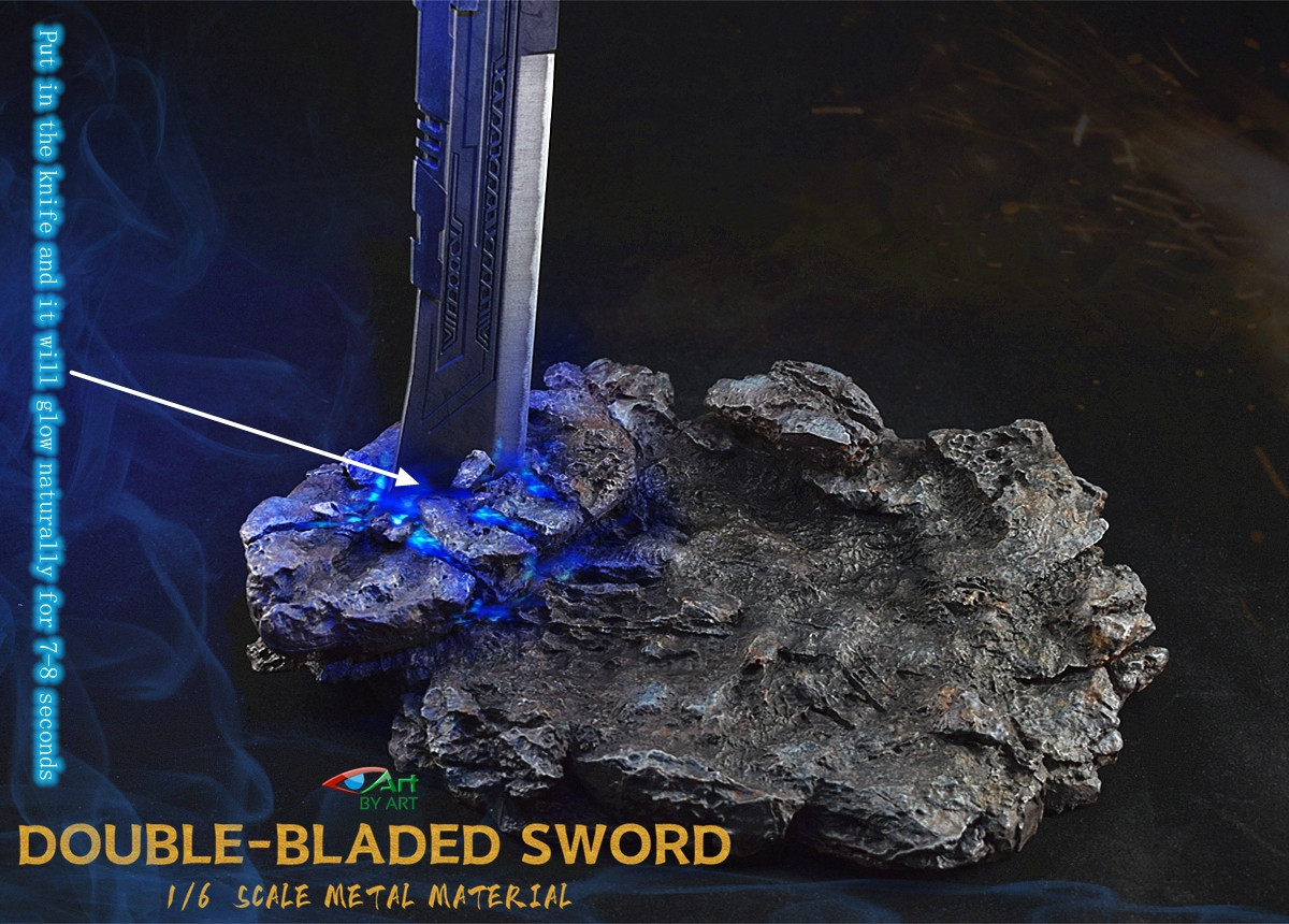 1/6 Double-bladed sword