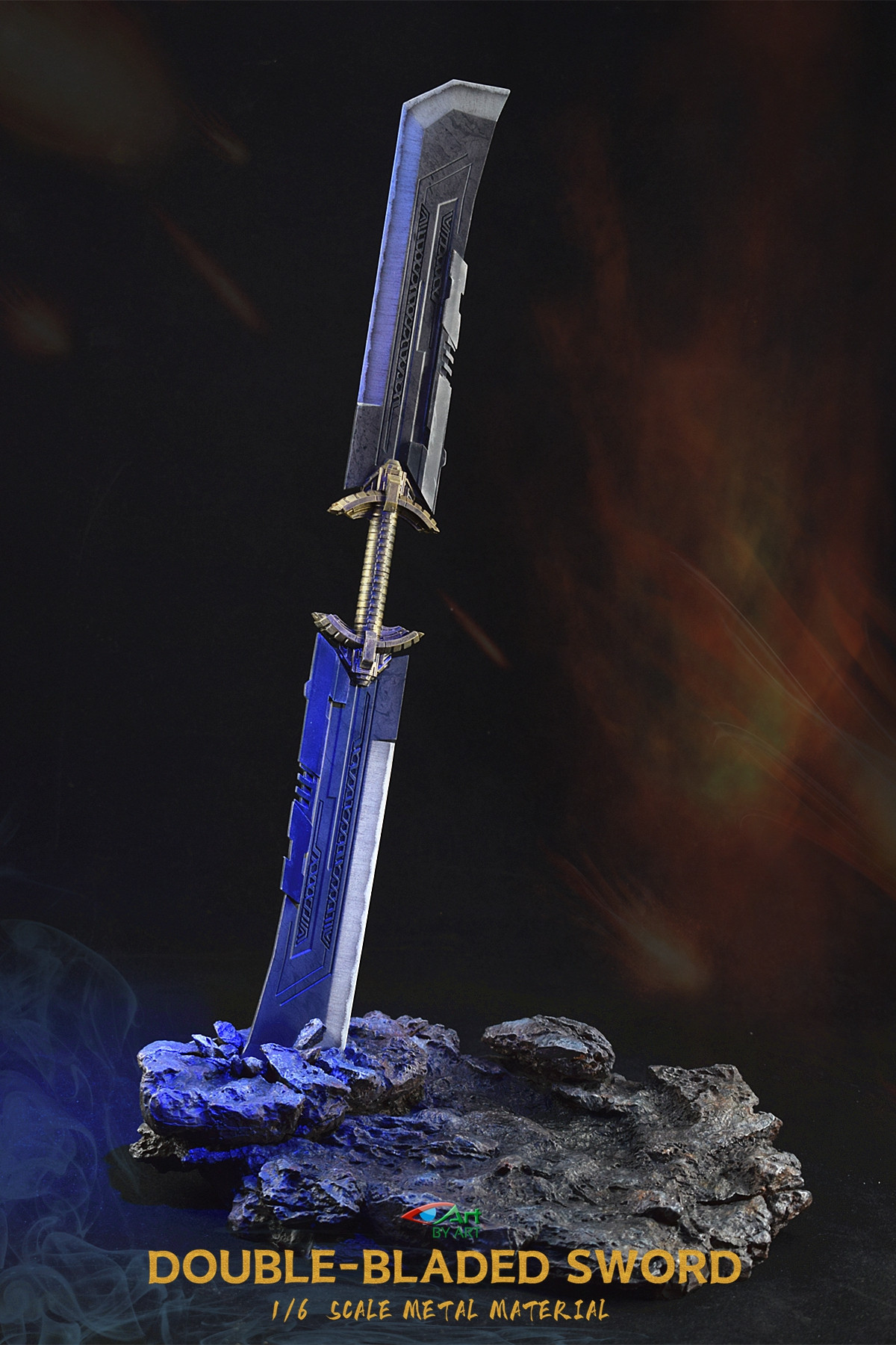 1/6 Double-bladed sword