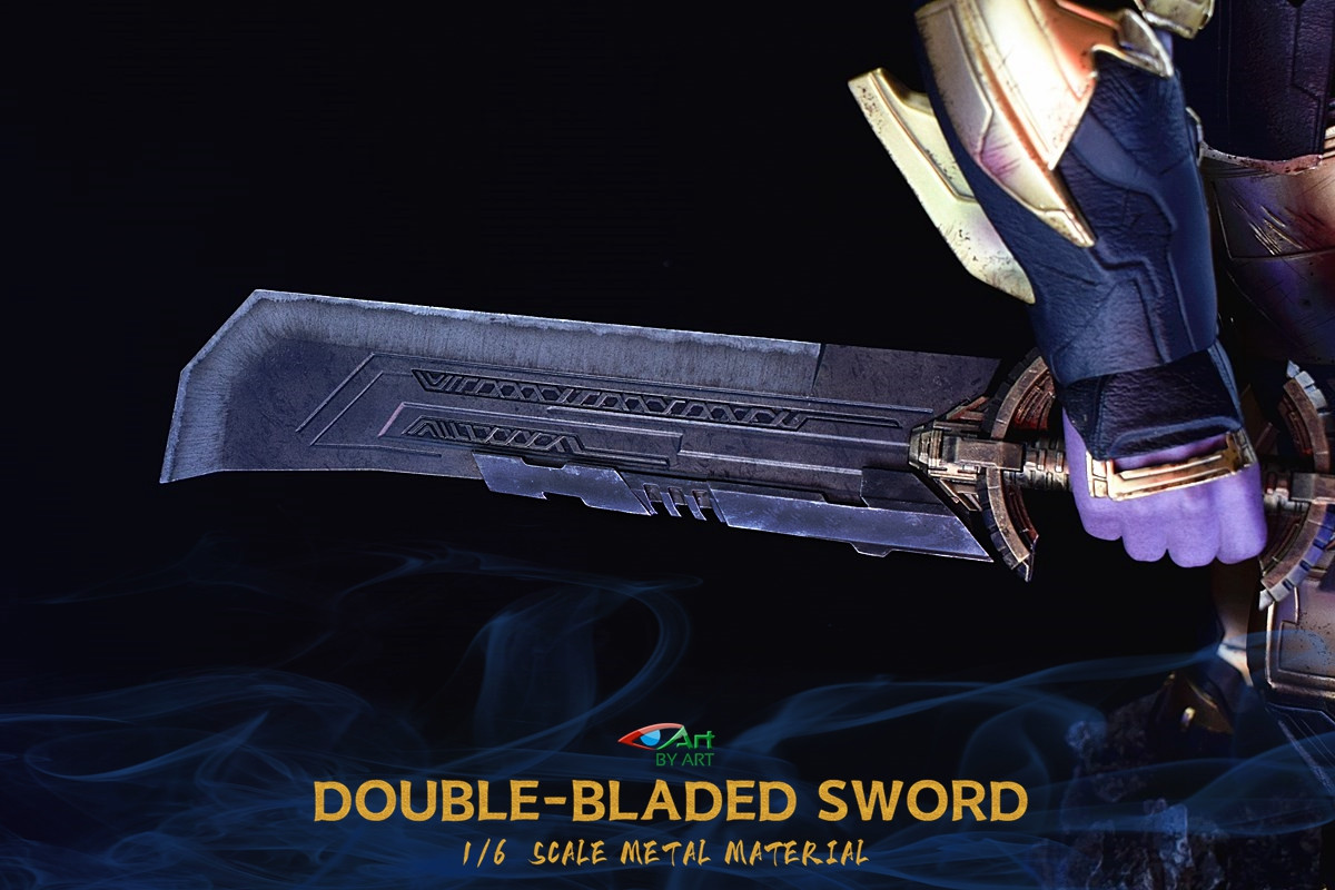 1/6 Double-bladed sword