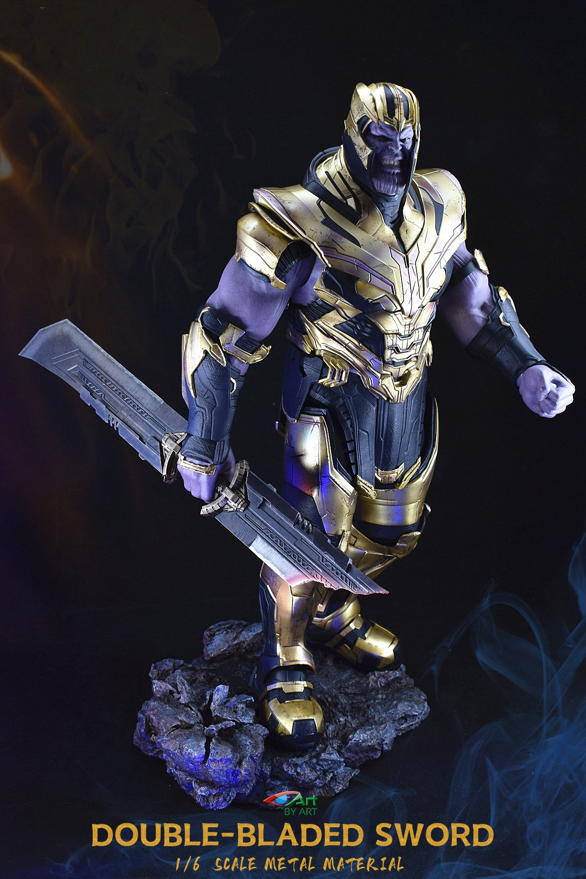 1/6 Double-bladed sword