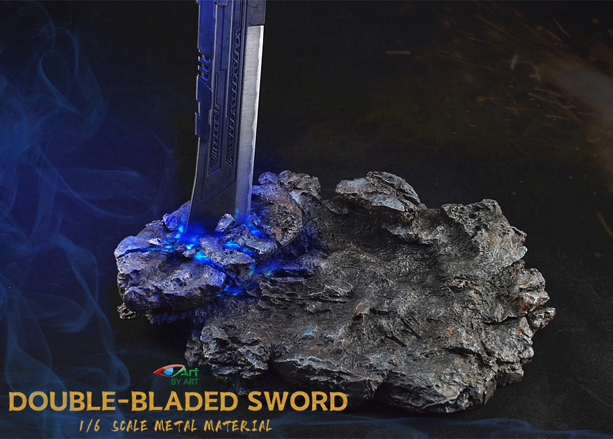 1/6 Double-bladed sword